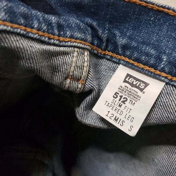 LEVI'S Vintage High Rise 512 Slim Fit Tapered Leg denim size 12 Miss S - Picture 12 of 12